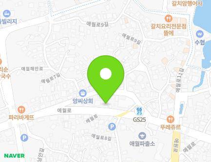 제주특별자치도 제주시 애월읍 애월로 105 지도
