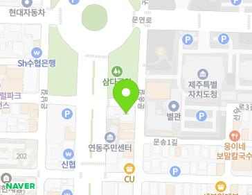제주특별자치도 제주시 문송길 14 (연동) 지도