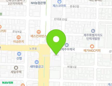 제주특별자치도 제주시 선덕로 2 (연동) 지도