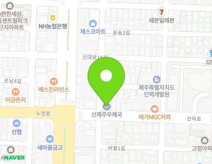 제주특별자치도 제주시 선덕로 5 (연동) 지도