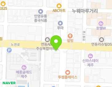 제주특별자치도 제주시 노연로 90 (연동) 지도