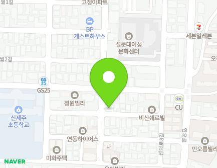 제주특별자치도 제주시 선덕로6길 27 (연동, 현이빌) 지도