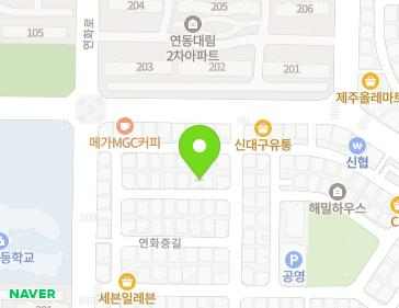 제주특별자치도 제주시 연화중길 8-2 (연동, 한라빌리지) 지도