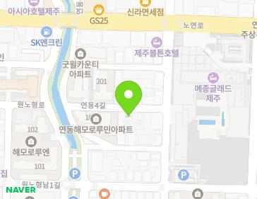 제주특별자치도 제주시 연동4길 12-7 (연동, 진달래주택) 지도