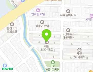 제주특별자치도 제주시 신광로6길 38 (연동, 제원아파트) 지도