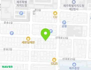제주특별자치도 제주시 신대로13길 26-1 (연동, 원화빌리지) 지도