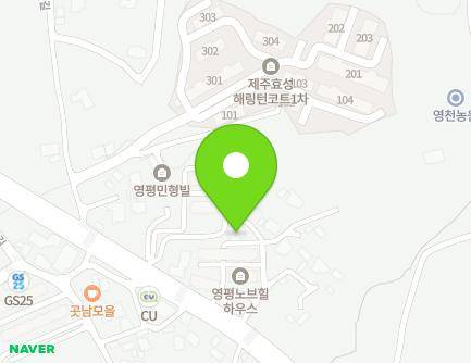 제주특별자치도 제주시 연신로 261-3 (영평동, 왕생가든) 지도