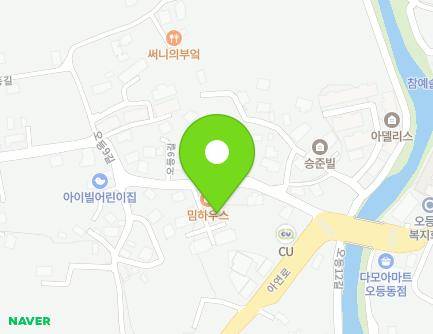 제주특별자치도 제주시 오등9길 36 (오등동, 다울빌리지) 지도