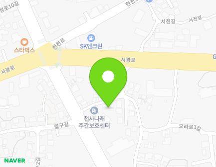 제주특별자치도 제주시 오라로1길 8 (오라삼동, 성준빌라) 지도