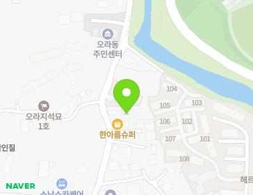 제주특별자치도 제주시 오라로10길 17 (오라이동, 은하오렌지빌) 지도
