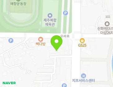 제주특별자치도 제주시 오남로 18-1 (오라일동) 지도