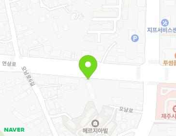 제주특별자치도 제주시 연삼로 242 (오라일동) 지도