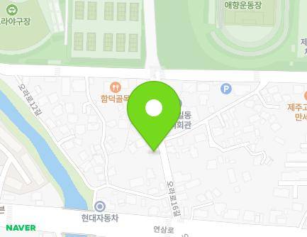제주특별자치도 제주시 오라로16길 10 (오라일동) 지도