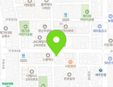 제주특별자치도 제주시 우정로8길 19 (외도일동, 가인힐) 지도