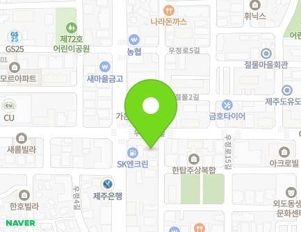 제주특별자치도 제주시 우령2길 2 (외도일동, 대원상록수 10차 아파트) 지도