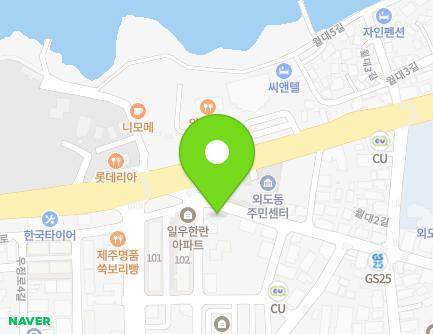 제주특별자치도 제주시 도근내길 4 (외도일동, 대림빌라) 지도