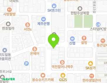 제주특별자치도 제주시 우정로 57 (외도일동) 지도