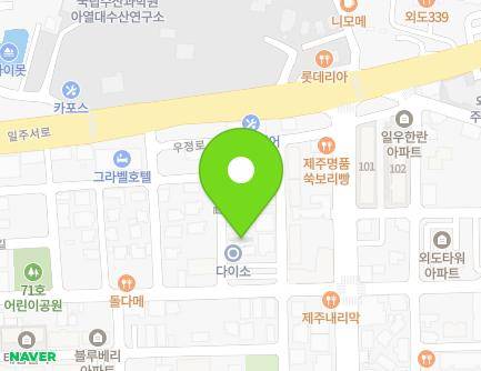 제주특별자치도 제주시 우정로4길 8-4 (외도일동) 지도