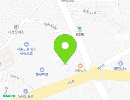 제주특별자치도 제주시 서광로 83 (용담이동, 예나빌딩) 지도