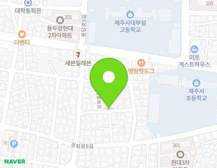 제주특별자치도 제주시 용화로9길 22-7 (용담이동) 지도