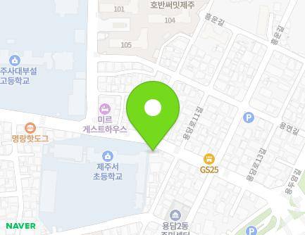 제주특별자치도 제주시 용담로 82 (용담이동) 지도