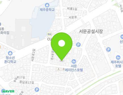 제주특별자치도 제주시 서문로4길 8-10 (용담일동) 지도