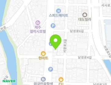 제주특별자치도 제주시 남성로 24 (용담일동, 참사랑하이츠빌라) 지도