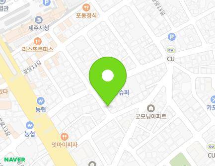제주특별자치도 제주시 동고산로 12-5 (이도이동, 모듬빌) 지도