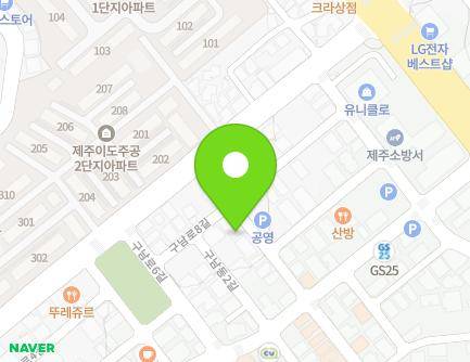 제주특별자치도 제주시 구남동2길 22-11 (이도이동, 라온가) 지도
