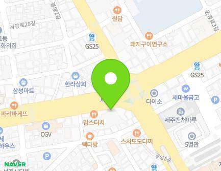 제주특별자치도 제주시 서광로 300-1 (이도이동) 지도