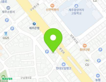 제주특별자치도 제주시 중앙로 366 (이도이동) 지도