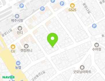 제주특별자치도 제주시 동고산로 13-1 (이도이동) 지도