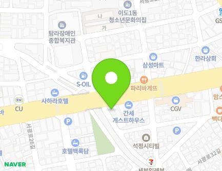 제주특별자치도 제주시 서광로 274 (이도이동) 지도