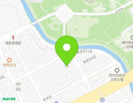제주특별자치도 제주시 동광로7길 12-21 (이도일동, 삼성파크빌라) 지도
