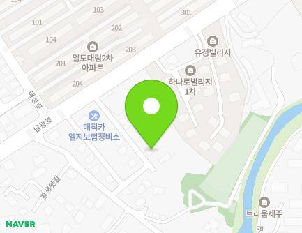 제주특별자치도 제주시 남광로 158-9 (일도이동, 효림빌라) 지도