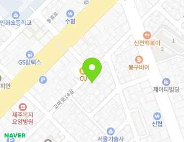 제주특별자치도 제주시 고마로14길 13-1 (일도이동) 지도