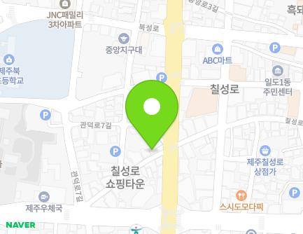 제주특별자치도 제주시 칠성로길 15 (일도일동) 지도