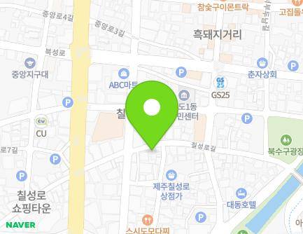 제주특별자치도 제주시 칠성로길 28-1 (일도일동) 지도