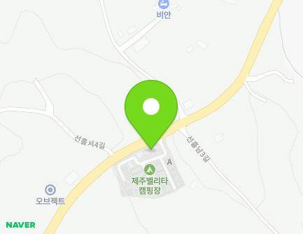 제주특별자치도 제주시 조천읍 중산간동로 1194 지도