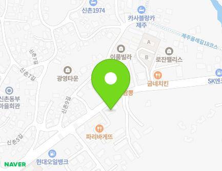 제주특별자치도 제주시 조천읍 신북로 88 (라움시티) 지도