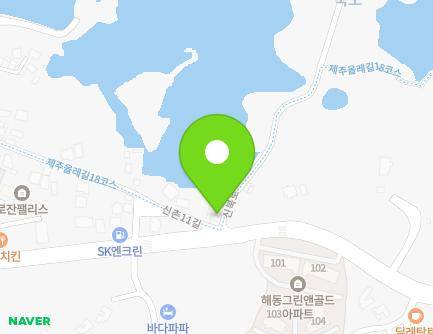 제주특별자치도 제주시 조천읍 신북로 121-1 지도