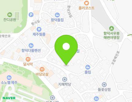 제주특별자치도 제주시 조천읍 함덕27길 20 지도