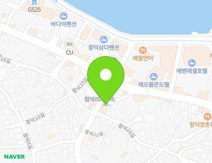 제주특별자치도 제주시 조천읍 함덕12길 3 지도