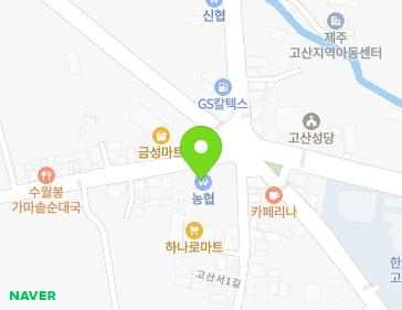 제주특별자치도 제주시 한경면 용고로 81 지도
