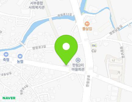 제주특별자치도 제주시 한림읍 명랑로 35 지도