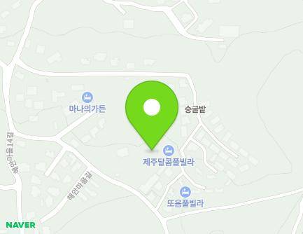제주특별자치도 제주시 해안마을13길 30-14 (해안동) 지도