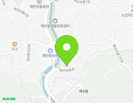 제주특별자치도 제주시 해안마을길 105-1 (해안동) 지도
