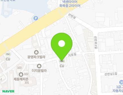 제주특별자치도 제주시 거로길 21 (화북이동) 지도