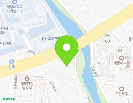 제주특별자치도 제주시 일주동로 68 (화북이동) 지도