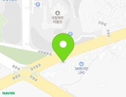 제주특별자치도 제주시 일주동로 14 (화북이동) 지도
